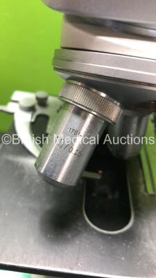 1 x Leitz Wetzlar Laborlux K Microscope Including 3 x Optics *1 x Leitz Wetzlar EF 4/0.12 Optic, 1 x Leitz Wetzlar EF 10/0.25 Optic and 1 x Leitz Wetzlar EF 25/0.50 Optic* (Powers Up) 1 x Leitz Wetzlar SM-LUX Microscope Including 3 x Optics *1 x Leitz Wet - 9