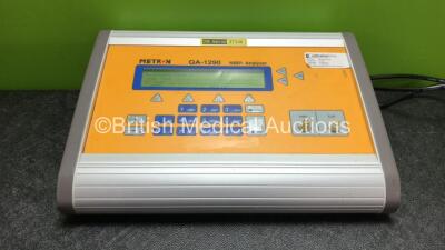 Metron QA-1290 NIBP Analyzer Software Version 2.01 (Powers Up) *SN 12143*