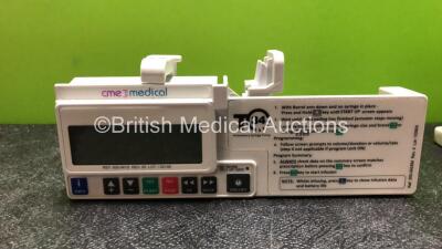 Mixed Lot Including 1 x GE B30 Patient Monitor (Hold Power with Blank Display Screen-See Photo) 1 x CME Medical T34 Ambulatory Syringe Pump (No Power when Tested with Damaged Screen-See Photo) *SN S93165, SF312466528WA* - 3