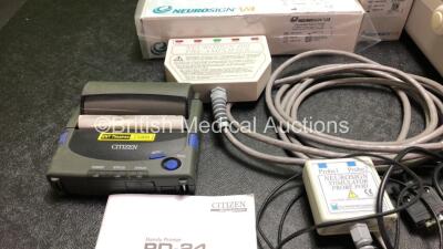 Neurosign N40 Nerve Stimulator Unit Software Version V4.3 with Accessories (Powers Up) *SN 61330338A* - 3