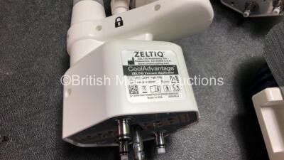 1 x Zeltiq REF BRZ-AP2-160-000 Vacuum Applicator and 1 x Zeltiq REF BRZ-AP1-091-001 Vacuum Applicator - 2