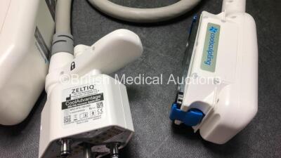 1 x Zeltiq REF BRZ-AP2-180-000 Vacuum Applicator and 1 x Zeltiq REF BRZ-AP2-160-000 Vacuum Applicator - 3