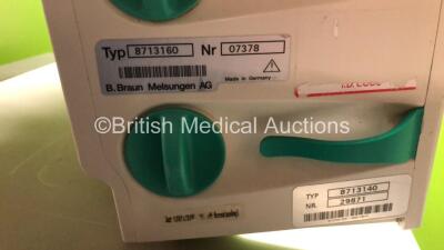 Mixed Lot Including 1 x B Braun Module Holder, 1 x JVC Model TM A14OPNK Monitor (Powers Up) 1 x Mangar Airflo Compressor MK2 (Untested Due to Missing Power Supply) *SN 179147, 29871, 12902720* - 7