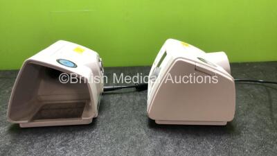 2 x ResMed Airsense 10 Autoset For Her CPAP Units (All Power Up when Tested with Stock Power Supply,1 with Missing Side Cover-Power Supplies Not Included) *SN 22181598530, 22171353877* - 3