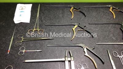 Job Lot of Various Surgical Instruments Including 5 x Aesculap Kerrison Rongeurs - 3