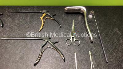 Job Lot of Various Surgical Instruments Including 5 x Aesculap Kerrison Rongeurs - 6