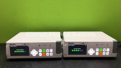 2 x Baxter EvoIQ LVP Infusion Pumps *Mfd 2020* (Both Power Up)