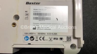 2 x Baxter EvoIQ LVP Infusion Pumps *Mfd 2020* (Both Power Up) - 4