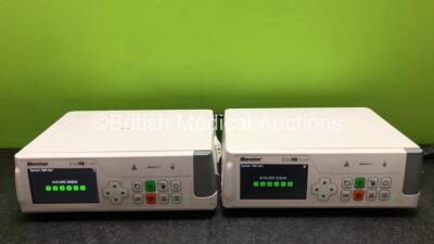 2 x Baxter EvoIQ LVP Infusion Pumps *Mfd 2020* (Both Power Up)