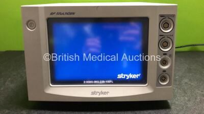 Stryker RF MultiGen Radiofrequency Generator Console Ref 0406-900-000 with 1 x Lead (Powers Up) *SN LES6023* - 2