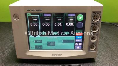 Stryker RF MultiGen Radiofrequency Generator Console Ref 0406-900-000 with 1 x Lead (Powers Up with Slight Scratches to Screen and Casing - See Photos) *SN LES6297* - 4