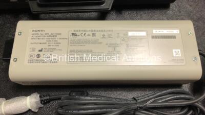 Mixed Lot Including 6 x Covidien Genius 3 Tympanic Thermometers in Boxes, 1 x Microlab 3300 Spirometer in Case, 1 x Sony AC-110MD AC Adapter, 1 x Philips Respironics Nebuliser, 1 x Huntleigh Dopplex II Fetal Doppler, 1 x Aerocrine Niox Vero Monitor, 1 x e - 3