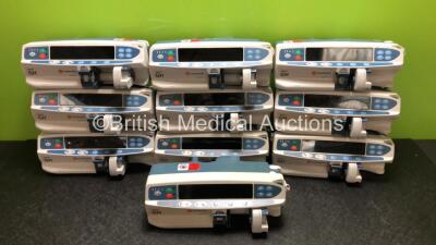 10 x CareFusion Alaris GH Syringe Pumps (8 x Power Up, 2 x Draws Power, 4 x Require Service)