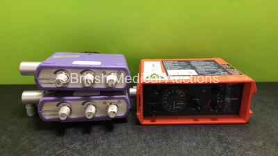 Job Lot Including 1 x paraPAC 2D Ventilator and 2 x Respironics WhisperFlow 2 Units *H*