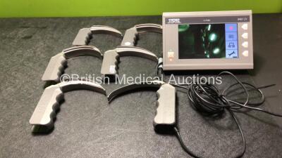 Karl Storz Endoskope c-mac 8401-ZX Video Laryngoscope with 1 x AC Power Supply, 2 x Karl Storz Model 8402 X Video Modules, 6 x C -MAC Blade / Handle Attachments (Powers Up)