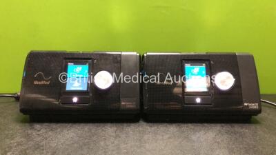 4 x ResMed AirSense 10 Autoset CPAP Units with 4 x Power Supplies (All Power Up) - 3