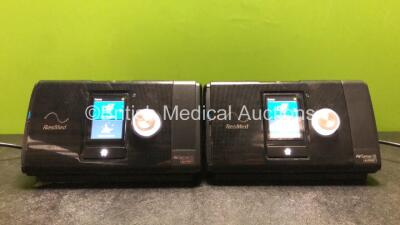 4 x ResMed AirSense 10 Autoset CPAP Units with 4 x Power Supplies (All Power Up) - 3