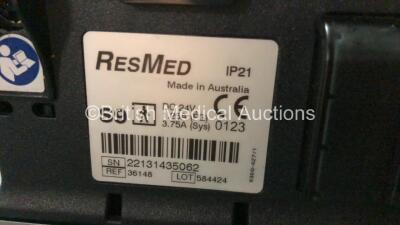 12 x ResMed S9 Autoset CPAP Units with 10 x Power Supplies (All Power Up, 1 x Damage to Casing) 1 x ResMed S9 VPAP ST with Power Supply (Powers Up with Damage to Casing) and 1 x Philips Respironics DreamStation CPAP Unit with Power Supply (Powers Up) - 9