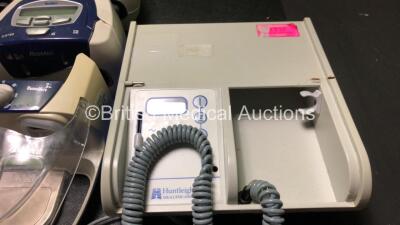 Mixed Lot Including 1 x Datascope Accucom 2 Cardiac Output Monitor with Probe, 7 x ResMed S8 Spirit CPAP Units, 2 x ResMed HumidAire 3i Humidifiers, 1 x ResMed H4i Humidifier, 1 x Huntleigh MD 200 Unit (Damaged Casing - See Photos) 1 x Narco Carotid Phono - 7