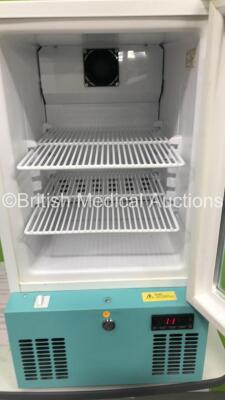 Lec Medical Fridge on Ophthalmic Table (Powers Up) - 2