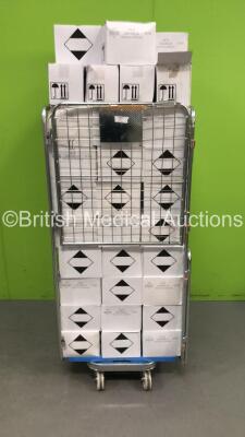 Cage of Approx 110 Boxes of Calyx Sani Hand Alcohol Rub (6 Per Box - Approx 660 Bottles)