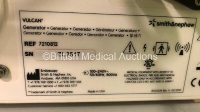 Smith and Nephew Vulcan Generator with 4 x Footswitches on Stand (Powers Up) *S/N ZL3617* - 6