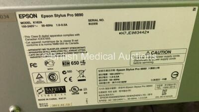 Epson Stylus Pro 9890 Printer (Powers Up - Missing Trim) - 5