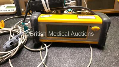 Mixed Lot Including 7 x GE Ohmeda TruSat Oximeters, 2 x PMA-1 External Pacemaker Analyzer and 3 x RS Timers *SN FCC08220121SA / FCC06050061SA / FCC08220125SA / FCC07230087SA / FCC05460009SA / FCC08220122SA / FCC05290050SA / 1760 / 1336* - 2