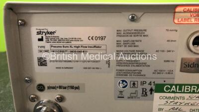 Stryker Pneumo Sure XL High Flow Insufflator *Mfd 2019* (Powers Up) *SN 1911CE0377* - 3