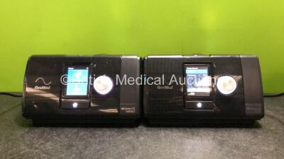 Job Lot Including 3 x ResMed AirSense 10 Elite CPAP Units and 1 x ResMed AirSense 10 Autoset CPAP Unit (All Power Up with Stock Power Supply, Power Supply Not Included) *SN 22161362763 / 23203330161 / 23191046355 / 23182658017* - 2