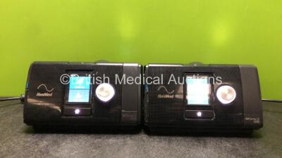 Job Lot Including 3 x ResMed AirSense 10 Elite CPAP Units and 1 x ResMed AirSense 10 Autoset CPAP Unit (All Power Up with Stock Power Supply, Power Supply Not Included) *SN 22161362763 / 23203330161 / 23191046355 / 23182658017* - 3