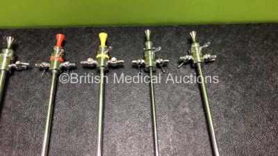 6 x ACMI Gyrus Cystoscope Urology Cannulas with Trocars - 3