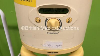 2 x SAM12 Suction Units, 1 x Therapy Equipment Ltd Suction Unit and 1 x Medela Symphony Breast Pump (All Power Up) *S/N 106360* - 2