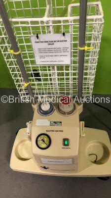 3 x Therapy Equipment Ltd Suction Pumps and 1 x Oxylitre Elite High Mobile Suction Unit (All Power Up) *S/N 113399* - 2