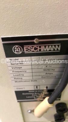 Eschmann VP45 Mobile Suction Unit (Powers Up) *S/N 3109617* - 2