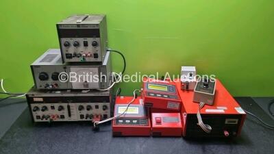 Mixed Lot Including 2 x Checkmate 3 Modular Battery Testing Systems, 1 x Thurlby 30V-1A Unit, 1 x Thurlby PL310 Unit, 12 x Weir 761-1 Unit and 1 x Checkmate Rechargeable Battery Test System