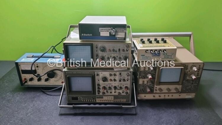 Mixed Lot Including 1 x Hitachi V-4222 Oscilloscope, 1 x Hitachi VC-6041 Digital  Storage