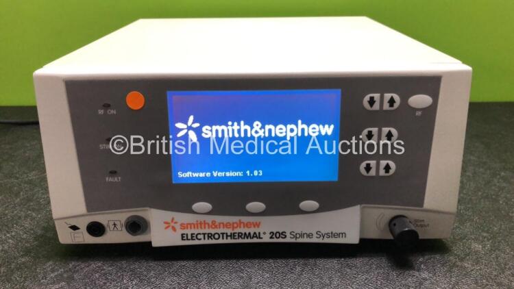 Smith & Nephew Electrothermal 20S Spine System Version 1.03 (Powers Up)