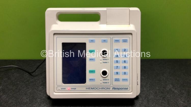 Hemochron Response Whole Blood Coagulation System with Power Supply (Draws Power)