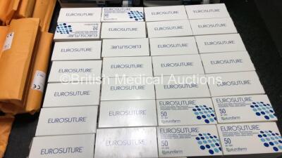 Mixed Lot Including 4 x CareFusion Alaris GH Guardrails Plus Syringe Pumps, Large Quantity of Euro Suture Wound Closure Strips and 23 x Fluted Posts for M series - 4