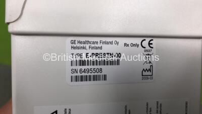 Datex-Ohmeda Compact Anaesthesia Monitor on Stand with 2 x E-PRESTN Multiparameter Modules with SPO2, T1/T2, P1/P2, NIBP and ECG Options (Powers Up) *S/N 509358* - 4