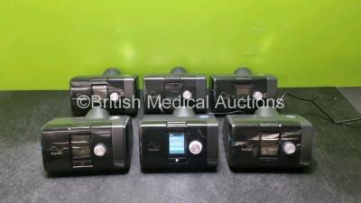 5 x ResMed Airsense 10 Autoset CPAP Units with 5 x Power Supplies (All Power Power Up 1 x with Casing Missing and 2 x Humidifier Chamber Missing - See Photo ) *SN 2381086736 / 23182703 / 23181088736 / 23162355409 / 23102580673 / 232001268415*