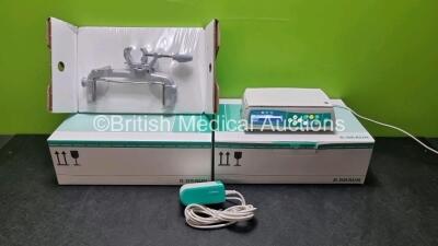 B.Braun Infusomat Space Infusion Pump with 1 x Pole Clamp and 1 x Power Supply *Mfd 2019* (Brand New In Box) *Stock Photo Taken*