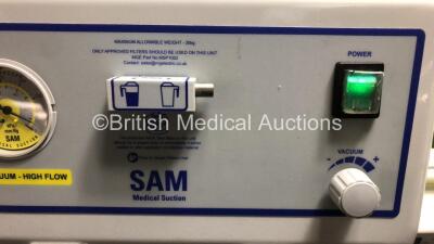 Mixed Lot Including 3 x Sino Medical SN-1800V Infusion Pumps *Mfd 2020* and 1 x SAM 35 Suction Unit (All Power Up) - 3