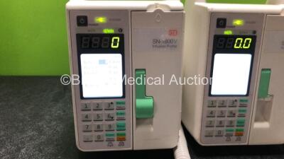 Mixed Lot Including 3 x Sino Medical SN-1800V Infusion Pumps *Mfd 2020* and 1 x SAM 35 Suction Unit (All Power Up) - 7