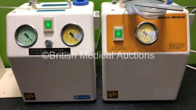 Job Lot Including 1 x Therapy Equipment B105/420 Pump, 1 x Seward Medical Suction Pump and 1 x Aerosol Medical Suction Pump (All Power Up) - 3