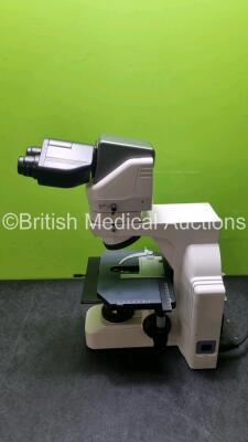 Nikon Model Eclipse E400 Benchtop Microscope with 2 x CFI 10 x / 22 Eyepiece (Powers Up) - 5