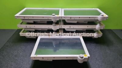 7 x Drager Infinity C500 Patient Monitors (Untested Due to No Power Supply some with Damage to Casing All with Scratching on Screen - See Photos) *cage*