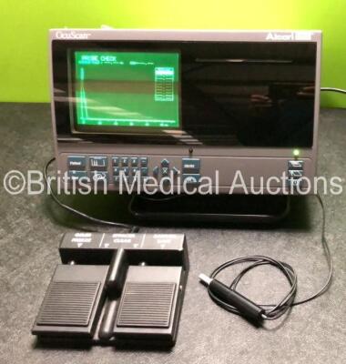 Alcon OcuScan Ophthalmic Ultrasound System *Version 3.02* Including Footswitch and Probe with Cover *SN 437*