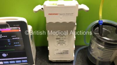 Mixed Lot Including 2 x Medrad Spectris Solaris EP MR Injection System Batteries, 1 x Mindray VS-600 Patient Monitor (Powers Up) 1 x Mindray VS-900 Patient Monitor (Powers Up with Damage to Casing) 2 x Keeler Ophthalmoscope / Otoscope Handles with 2 x Att - 6